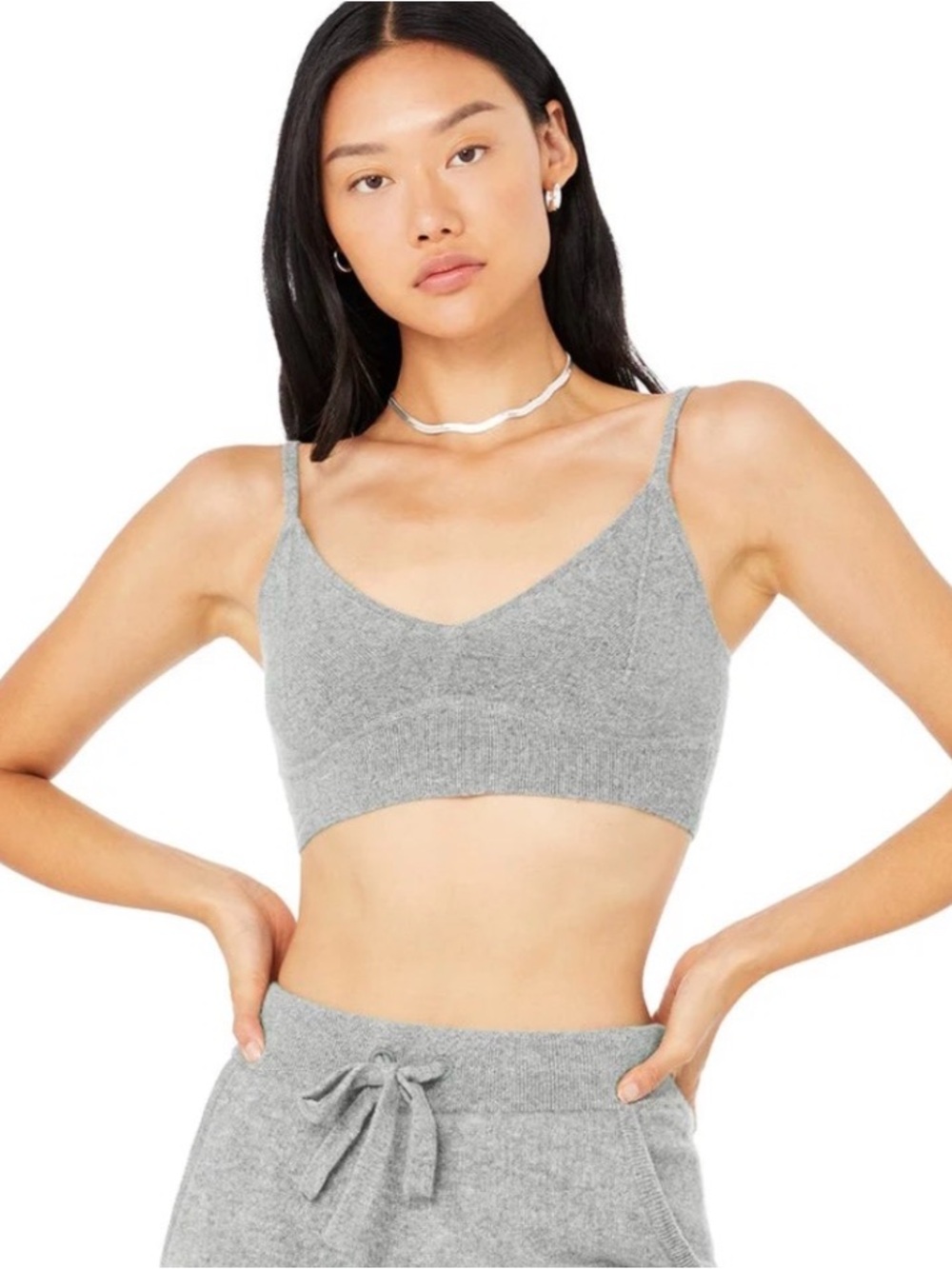 Cashmere Alo Bra